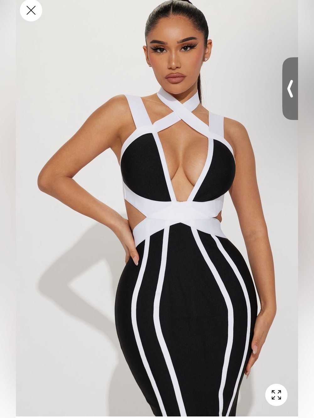 Fashion Nova Bandage Dress - Picture 3 of 5